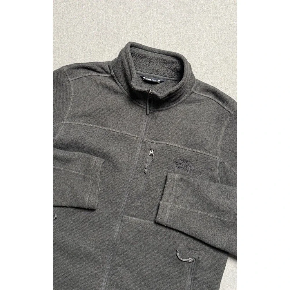 The North Face Jacket Mens L Dark Gray Gordon Lyons Full Zip Outdoors Casual